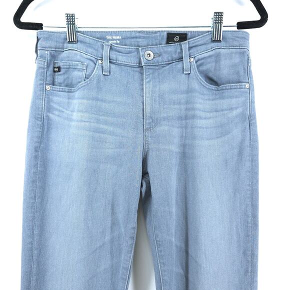 Adriano Goldschmied Ag The Prima Mid-Rise Cigarette Fit Denim Jeans Women 28R - Picture 2 of 16